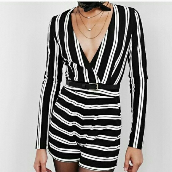 Striped romper - Picture 1 of 8